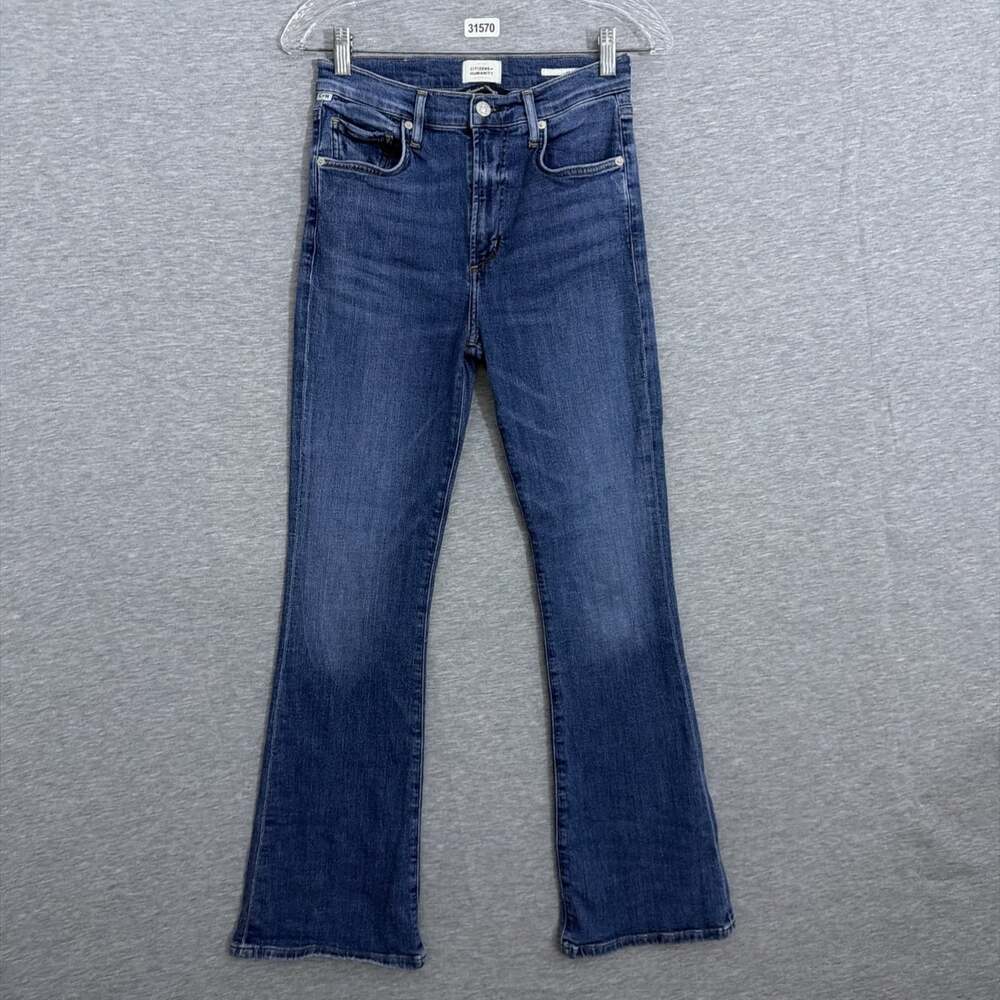 Citizens of Humanity Womens Size 26 Lilah Bootcut Jeans Medium Wash Blue Stretch